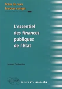 L'essentiel des finances publiques de l'Etat