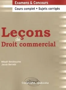 Leçons de droit commercial