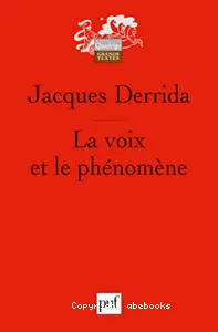 La voix et le phénomène