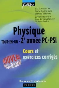 Physique Tout-en-un 2e année PC-PSI