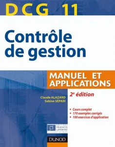 contrôle de gestion ; manuel et applications DCG 11