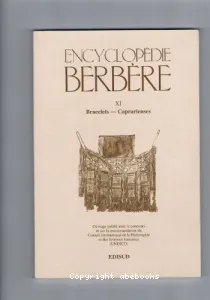 Encyclopédie berbère. 11, Bracelets-Caprarienses