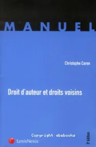 Droit d'auteur et droits voisins