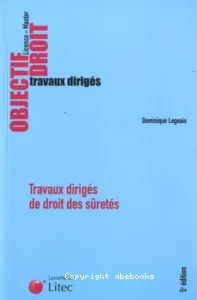 Travaux dirigés de droit des sûretés