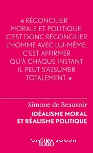 Idéalisme moral et réalisme politique