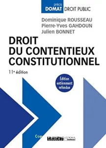 Droit du contentieux constitutionnel