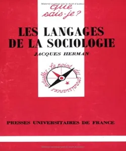 [Les]Langages de la sociologie