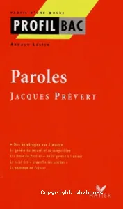 Paroles, Prévert