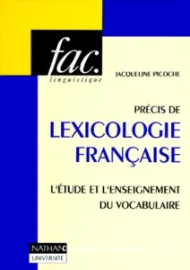 Précis de lexicologie française