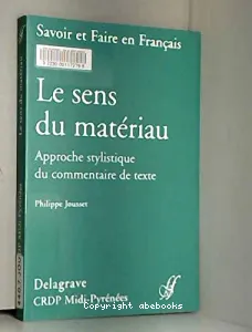 Le sens du matériau