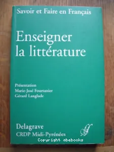 Enseigner la littérature