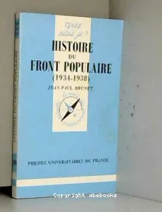 Histoire du Front populaire