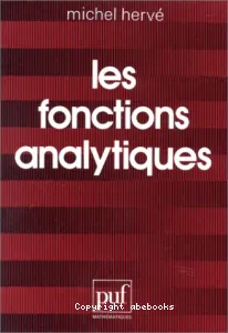 Les Fonctions analytiques