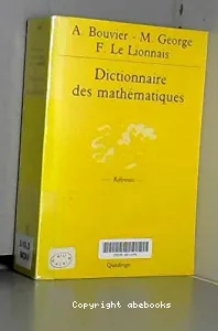 Dictionnaire des mathématiques