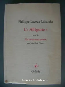 L'allégorie ; Allusion à un commencement