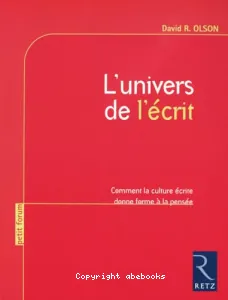 L'univers de l'écrit