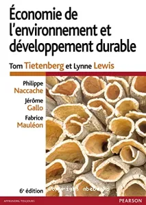 Economie de l'environnement et du développement durable