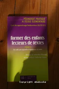 Former des enfants lecteurs de textes