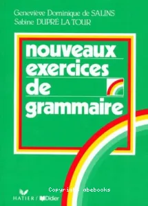 Nouveaux exercices de grammaire