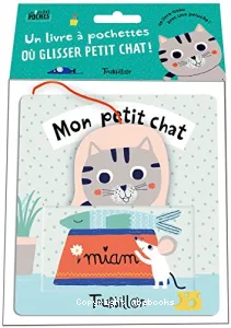 Un livre à pochettes où glisser petit chat !