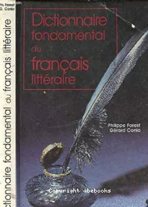 Dictionnaire fondamental du français littéraire