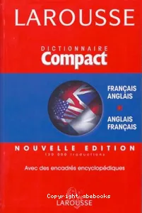 Dictionnaire compact français-anglais, anglais-français