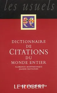 Dictionnaire de citations du monde entier