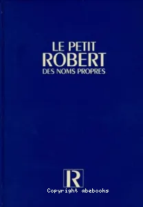 Petit Robert des noms propres (Le)