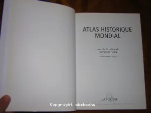 Atlas historique mondial