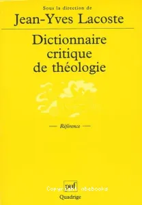 Dictionnaire critique de théologie