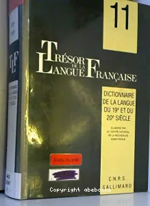 Trésor de la langue française