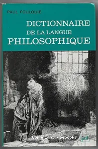 Dictionnaire de la langue philosophique
