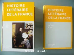 Manuel d'histoire littéraire de la France