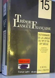 Trésor de la langue française