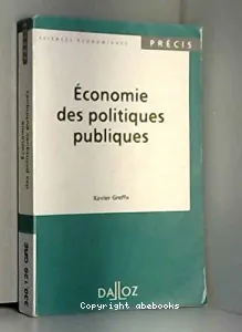 Economie des politiques publiques