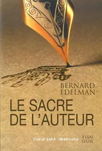 sacre de l'auteur (Le)