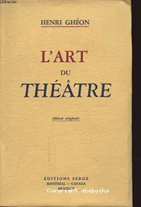 art du théâtre (L')