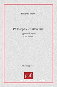 Philosophie et littérature