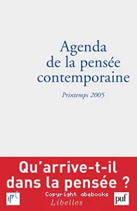 Agenda de la pensée contemporaine