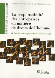 responsabilité des entreprises en matière de droits de l'homme (La)