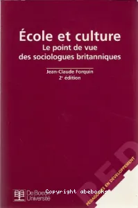 Ecole et culture