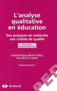 analyse qualitative en éducation (L')
