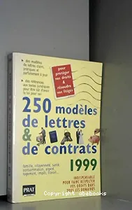 250 modèles de lettres et de contrats