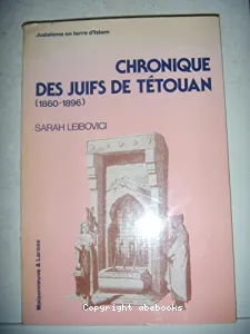 Chronique des Juifs de Tétouan