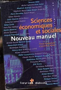 Nouveau manuel de sciences économiques et sociales