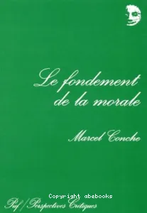 Fondement de la morale (Le)