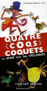 Quatre coqs coquets