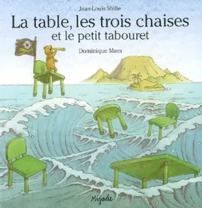 table, les trois chaises et le petit tabouret (La)