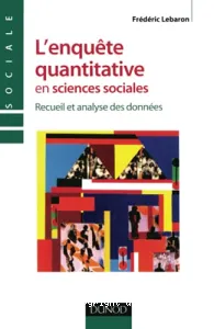 Enquête quantitative en sciences sociales (L')