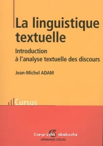 Linguistique textuelle (La)